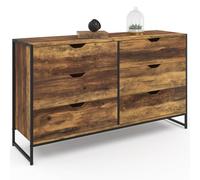 IDMarket - Commode 6 tiroirs Hawkins XXL 140 cm Design Industriel