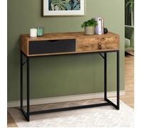 Console Chicago 2 Tiroirs Design Industriel Multicolore