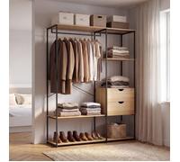 Dressing penderie avec étagère