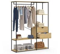 Dressing penderie avec étagère