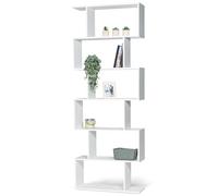 IDMarket - Etagère bibliothèque Sofia Forme S Bois Blanc 189 cm