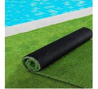 IDMarket - Gazon synthétique artificiel 1x10 M 30 mm d'épaisseur pour jardin et balcon