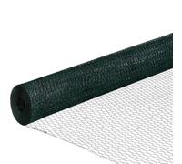 IDMarket - Grillage pour Poules Vert 1x25M | Maille 25mm, triple torsion, clôture souple jardin animaux