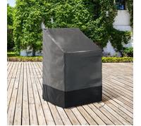 IDMARKET Housse de protection pour 4 à 6 chaises de jardin empilables 70 x 70 x 120 cm