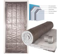IDMarket Kit d'isolation pour porte de service 210 x 85 cm