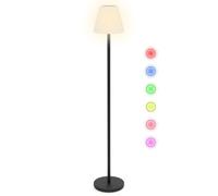 IDMarket - Lampadaire solaire extérieur avec LED multicolore