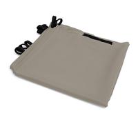 IDMarket - Lot de 2 Rideaux pour pergola Taupe 3 et 4 M Panneaux muraux avec Fermeture éclair