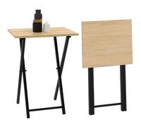 Lot De 2 Tables D'appoint Pliantes Detroit Design Industriel