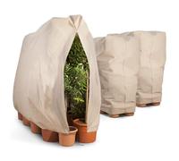 IDMarket - Lot de 3 Housses d'hivernage pour Plante et arbuste 80 x 160 cm