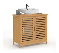 IDMarket - Meuble sous lavabo Salle de Bain Bambou BEA