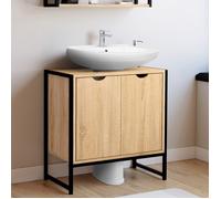 IDMARKET Meuble sous lavabo salle de bain DETROIT design industriel