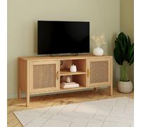 IDMARKET Meuble TV EDHEN Cannage 110
