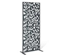 IDMarket Panneau décoratif universel FLOWER 150 x 50 cm gris