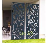 Panneau Décoratif Universel 160 X 60 Cm Lis Gris Gris