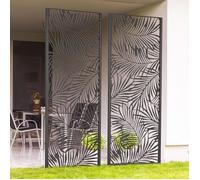 IDMarket – Panneau décoratif universel PALM 150 x 50 cm gris