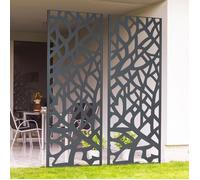 IDMARKET Panneau décoratif universel 150 x 50 CM USAK gris