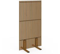 IDMarket - Paravent extérieur ajouré Claustra décoratif extérieur 80 x 150 cm Effet Bois