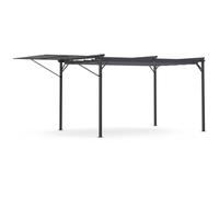 IDMarket - Pergola édition Originale auvent réglable et Toit rétractable 3x4M Gris Anthracite