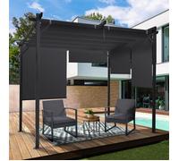 MARKET Pergola 3x3 M Gris