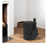 IDMarket – Seau à cendres 15 L avec pelle et couvercle G