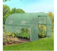 IDMarket - Serre Tunnel de Jardin 4 Saisons 6M² Verte Gamme maraîchère Roma 2x3M