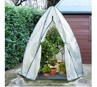 IDMARKET Serre d'hivernage dôme 160 x 160 x 180 cm balcon et terrasse