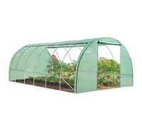 IDMarket - Serre Tunnel de Jardin 4 Saisons 18M² Verte Gamme maraîchère CRIMÉE 6x3M