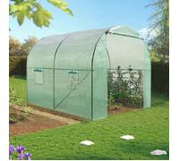 IDMARKET Serre tunnel de jardin 6M² verte gamme maraîchère ROMA 2x3M