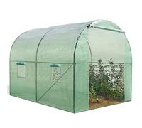 IDMarket - Serre Tunnel de Jardin 6M² Verte Gamme maraîchère Roma 2x3M