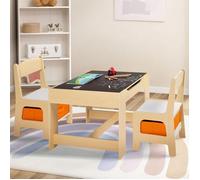 Table À Dessin Réversible + 2 Chaises Gabriel Avec Bacs De Rangement