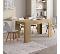 IDMARKET Table console extensible ORLANDO 6 personnes 140 cm bois façon hêtre