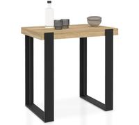 IDMarket - Table Haute de Bar Phoenix Bois et Noir 113 cm