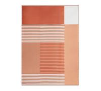 IDMarket - Tapis extérieur GEOMETRIQUE Terracotta 270 x 370 CM