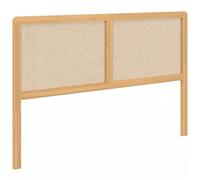 IDMarket - Tête de lit sur Pied EDHEN 160 cm cannage et Bois