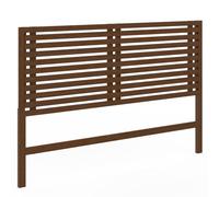 IDMarket - Tête de lit sur Pied en Lattes AVA 160 cm façon Bois Vieilli