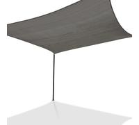 IDMarket - Voile d'ombrage rectangulaire 4x6 M Gris
