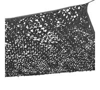 IDMarket - Voile d'ombrage rectangulaire Design ombrière Camouflage 3x4 M Gris