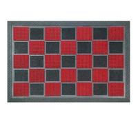 IDMAT - Tapis picots floque Rouge 40x60cm antidérapant