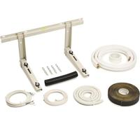 Idoneo Linea Câble réfrigérant 1/4" et 3/8" + kit de montage + support mural | Conduites en cuivre isolé pour 9000/12000 BTU | Kit de montage avec console murale | Double tube (6 m de long)