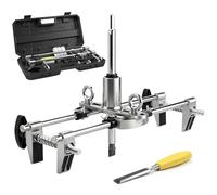 Idong Kit de mortaiser de serrure de porte, kit d'ouvre-trou de serrure de porte, kit d'entretien de gabarit de serrure, machine à mortaiser avec fraises en acier tungstène de 18/22/25 mm pour portes