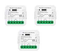 IDOR STORE [Fonction Pourcentage]Interrupteur Volets roulants WiFi, Module de Commande Smart pour Volets roulants électriques, Contrôle App Smart Life, Commande vocale via Alexa, Google, Siri (3)