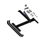 idqwsswt Attelage de remorque Robuste pour Tracteur Tondeuse Un | grâce à sa finition noire. Connecteur de remorque en fer pour attelage de tracteur tondeuse. Accessoire de jardin.