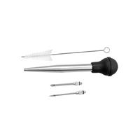 idqwsswt Inodore et non toxique. Brosse de nettoyage spéciale incluse. | dinde avec aiguilles. Accessoire facile à utiliser pour badigeonner la dinde pendant la cuisson. Seringues pour badigeonner