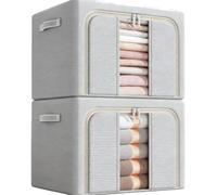 idqwsswt Organisateur de Placard, Rangement en Tissu Oxford résistant | de vêtements pliable, grande capacité pour vestes