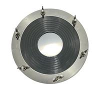idqwsswt Poêle de Camping extérieur avec Housse de qualité | de toit innovant à base ronde pour une sécurité accrue. Solin de toit pour cheminée, cabanes et bateaux.