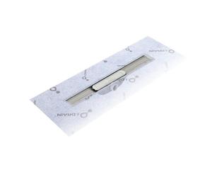 IDrain Pro Linear 54 caniveau de douche sans grille L 1200 mm avec natte d'étanchéité pré-collée de 330 mm IP4M12001X1