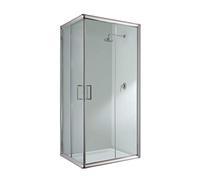 Idralite Cabine Paroi Douche 80x100 H198 Transparent 6mm Mod. Alabama
