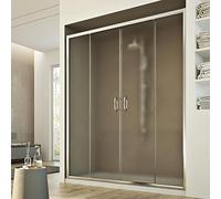 Idralite Porte de douche Replay 140 cm H185 imprimé C 2 portes