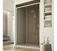 Idralite Replay Porte de douche en verre structuré 120 cm H185