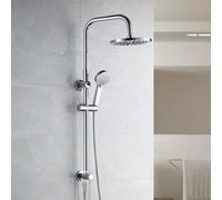 Idro Bric Système de douche SCACOL0061CR 2 têtes Acier inoxydable